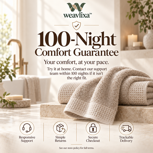 Weavlixa ™ Contour-Weave Bath Towel