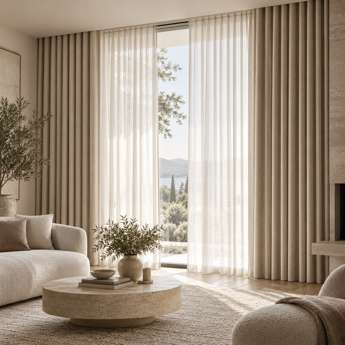 Weavlixa™ Layered Acoustic Drapery