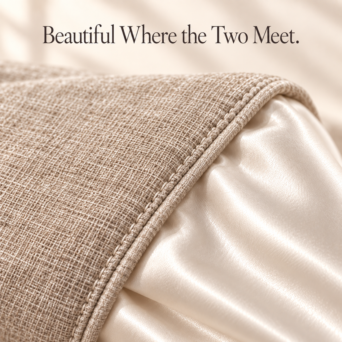Weavlixa ™ Silk–Linen Reversible Sleep Set