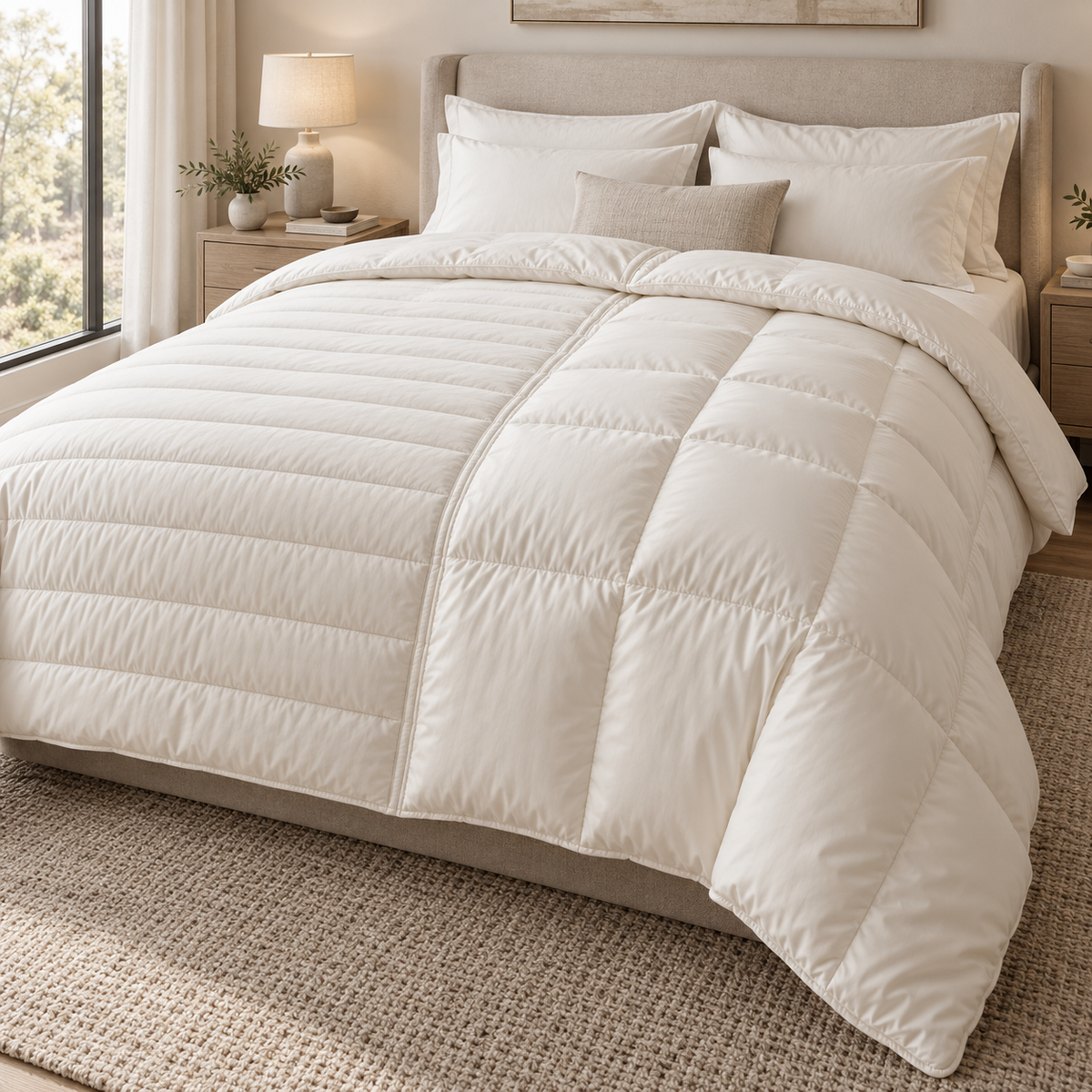 Weavlixa ™ Dual-Zone Temperature-Regulating Comforter