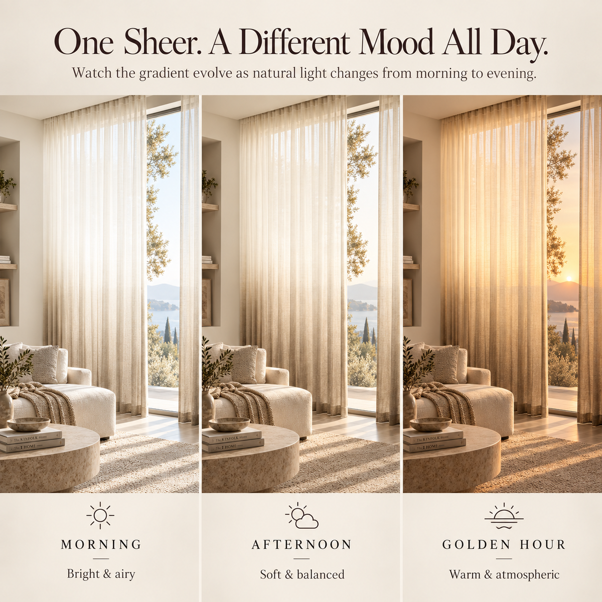 Weavlixa™ Ombré Light-Filtering Linen Sheers