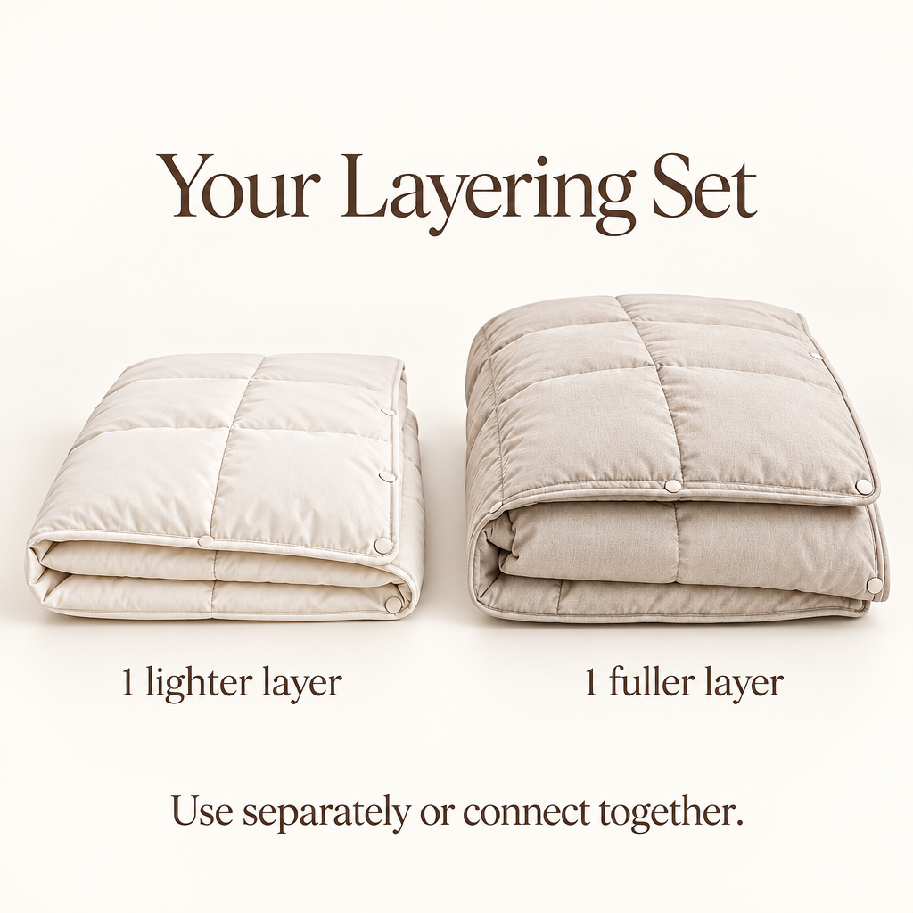 Weavlixa™ Modular Four-Season Layering Duvet